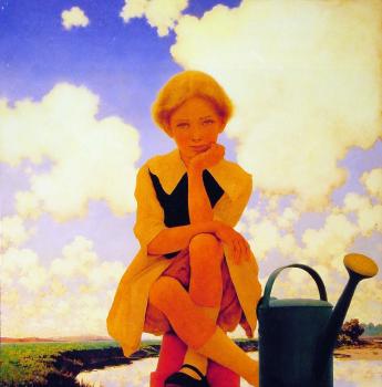 Maxfield Parrish : Mary Mary Quite Contrary